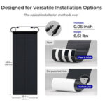 REGO 12V 150W Pannello Solare Flessibile Ultraleggero - immagine 9