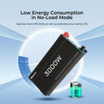 CORE 12V 3000W Inverter a Onda Sinusoidale Pura con Switch di Trasferimento – 230VAC 50Hz - immagine 6